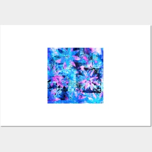 Flower in Black Square 11- Digitally Altered Print Posters and Art